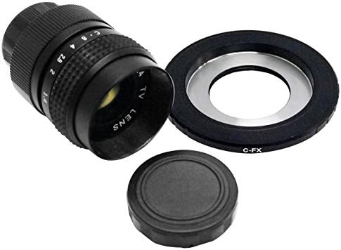 25mm F1.4 CCTV Lens + C Mount Fujiflim Adapter X-M1 X-E1 X-E2 X-T1 X-T10 X- Pro1