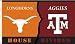Texas Longhorns 3 Ft. X 5 Ft. Flag W/Grommetts - Rivalry House Divided - NCAA