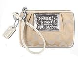 Coach Signature Poppy Op Art Wristlet Case Bag for IPOD 42885 Khaki Chalk 41g2F4WjpmL. SL160 Coach Signature Poppy Op Art Wristlet Case Bag for IPOD 42885 Khaki Chalk