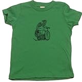 Day of the Dead Biker on Short Sleeve Toddler Fine Jersey T-shirt, 6T, Red Day of the Dead Biker on Short Sleeve Toddler Fine Jersey T-shirt, 6T, Red