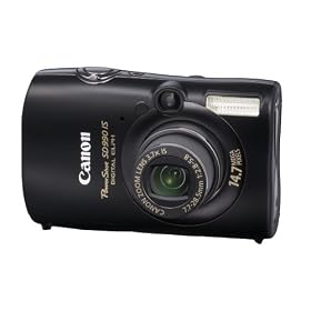 Canon Powershot SD990IS 14.7MP Digital Camera with 3.7x Optical Image Stabilized Zoom
