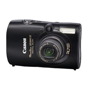 Canon Powershot SD990IS 14.7MP Digital Camera with 3.7x Optical Image Stabilized Zoom... by Canon