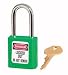 Tools & Hardware : Master Lock 410KAGRN2KEY Safety Series Padlock for Lockout/Tagout Applications, Green