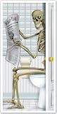 Halloween Skeleton Restroom Door Cover 30in. x 5ft. Pkg/1