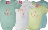 from Strawberry Shortcake Girls Strawberry Shortcake 3 Pack Green Mix Short Sleeve Baby Bodysuits 23 Months
