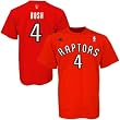 adidas Toronto Raptors #4 Chris Bosh Red Net Player T-shirt