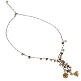 Brown Freshwater Pearl Necklace With Pink Moonstone, Swarovski Crystal Beads & Floral Design