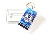 The Official Atlantic Seaboard Trading Co. Luggage Tag Key Chain Antique Sphere Steampunk Vintage Glass Orb Pocket Watch Necklace Chain Jewelry -- COMBO PACK