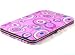 Ladies Wallets | Flat Wallets - Retro Style Flat Opera Wallet with Checkbook Holder (Purple)