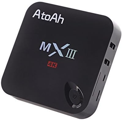 Atoah MXIII TV Box Android 4.4 Quad Core Cortex-A9 Media Player Mali450 4K 2G/8GB 2.4G/5G Dual Wifi XBMC Bluetooth DLNA Miracast Media Player