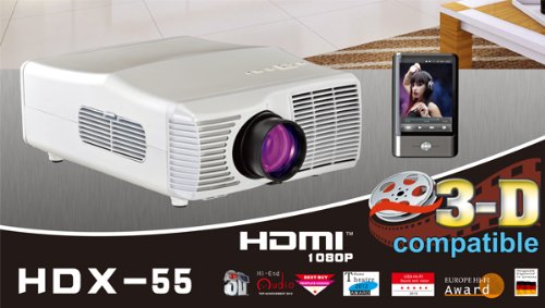 Morelli Cinema HDX-55 HDTV Projector 3D