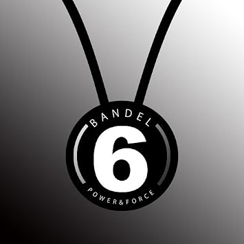 【クリックで詳細表示】Amazon.co.jp ｜ BANDEL(バンデル) Necklace ネックレス ナンバー シリーズ No.6 ブラック 43cm ｜ スポーツ＆アウトドア 通販