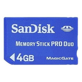 Sandisk Memory Stick PRO DUO 4GB (bulk)