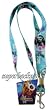 Disney Hannah Montana Blue Lanyard Keychain