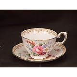 Crown Staffordshire England'S Bouquet #F15831 Cups and Saucers by 