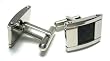 Stainless Steel & Carbon Fiber Cufflinks w/Gift Box!