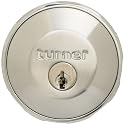 Safety By Design TS1-SC Turner Keyless Locking Deadbolt, Satin Chrome, KW-1