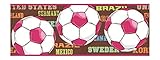 York Wallcoverings JE3736BDSMP Friends Forever She Scores Soccer 8-Inch x 10-Inch Wallpaper Border M
