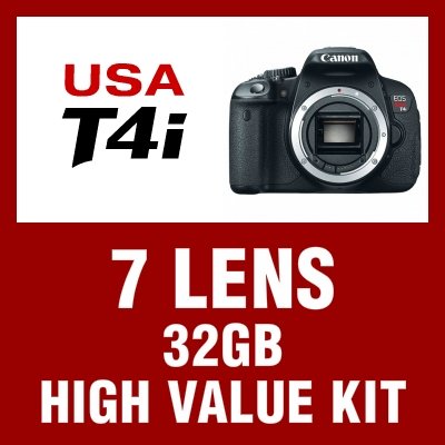 cyber monday price GID CanonT4i_7LensKIT