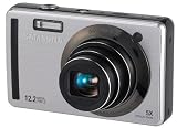 Samsung PL70 Digitalkamera (12 Megapixel, 5-fach Zoom, 7,6 cm (3 Zoll) Display) silver - 