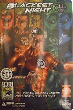 2009 SDCC Exclusive Blackest Night Hal Jordan Orange Lantern Figure