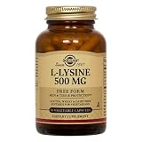 Solgar L-Lysine 500 mg Vegetable Capsules - 50 Capsules