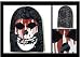 Misfits Music Band Hat - Bloody Skull Logo Full Face Ski Mask Cap