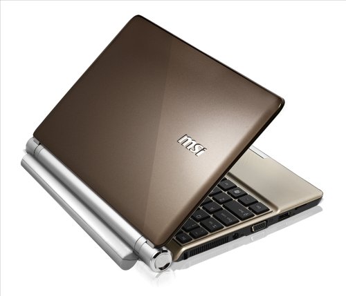 MSI U160-007US 10-Inch Brown Netbook
