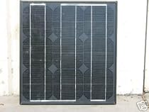 20 Watt Black Frame Mono-crystalline Solar Panel and Battery Charger