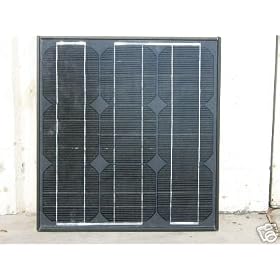 20 Watt Black Frame Mono-crystalline Solar Panel and Battery Charger