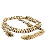 Natural Finish Bone Rosary: Meditation Prayer Necklace (Mala)
