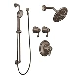 MOEN 270ORB ExactTemp 3/4-Inch Vertical Spa Set, Oil Rubbed Bronze