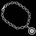 Seattle Mariners Ladies Silver-Tone Charm Bracelet