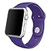 for Apple Watch Band,Voberry® Soft Silicone Sport Style Replacement Band for Apple Wrist Watch (38mm, Purple )