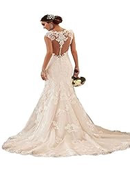 Sexy Mermaid Sleeveless Tulle Lace Sequined Applique  Dress