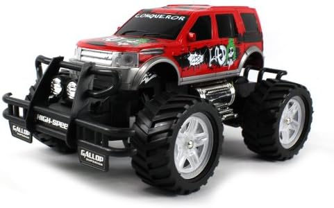 Super Thunder Ford Explorer Sport Electric RC Truck Big 1:16 Scale Off Road Ready To Run RTR, Working Spring Suspension and LED Head and Tail Lights (Colors May Vary)