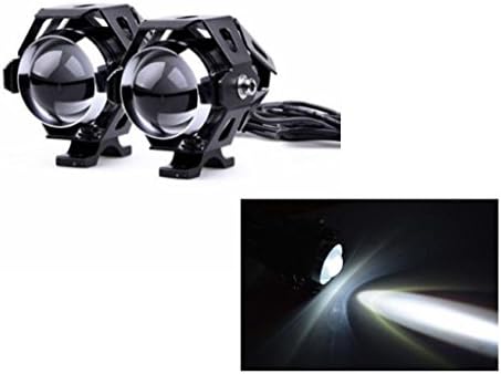 2pcs Motorcycle U5 CREE LED Driving Fog Spotlight Headligh W/ Switch For BMW