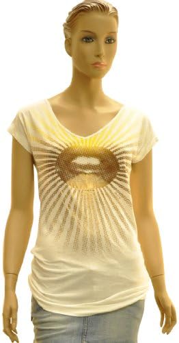 Miss Sixty Women's Viscose Short Sleeve Blouse