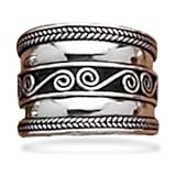 Bali Ring with Spirals