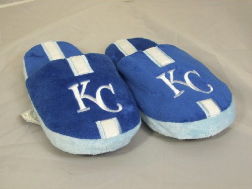 Kansas City Royals MLB Team Stripe Slide Slippers