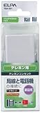 ELPA モジュラーコンセント6極2芯C付 TEA-021 【まとめ買い3セット】