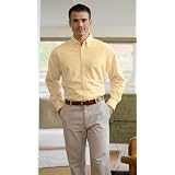 Silicone Washed Oxford Shirt at Bill Blass