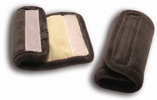 Sunshine Kids Soft Wraps Car Seat Harness Pads, Grey/Ivory