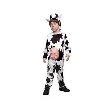 DÉGUISEMENT VACHE AVEC MAMELLES T. 7-9 ANS 69025