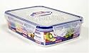 Joycook Nano Silver Rectangular Plastic Container 37 OZ