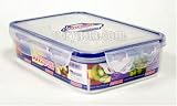 Joycook Nano Silver Rectangular Plastic Container 37 OZ