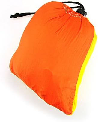 World's Lightest Camping Hammock w/ Pouch - Lightweight Portable Compact Parachute Nylon Hammock - Camping, Hiking, Biking, Beach, Lounging, Canoe Trips - Travel Pouch/Gear Bag/Stuff Sack Attached