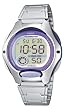 CASIO Collection LW-200D-6AVEF - Reloj para ni�as de cuarzo, correa de acero inoxidable color plata