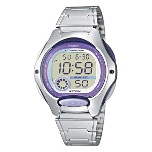 Casio -LW-200D-6AVEF - Montre Femme - Junior - Multifonction - Quartz digitale - Bracelet acier