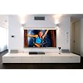 TSGPS Profi Rolloleinwand - 2,40 m x 1,80 m 16:9 (300 cm Diagonale) - alle Formaten einstellbar - HDTV und Full HD geeignet